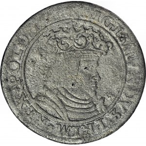 RRR-, Zygmunt I Stary, Pierwszy Polski Trojak 1528, Kraków, głowa heraldycznie w lewo, T50mk., R7