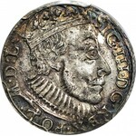 RRR-, Zygmunt III Waza, Trojak 1588, duża głowa, Olkusz, NIENOTOWANY