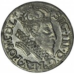 RRR-, Zygmunt III Waza, Trojak 1608, Wilno, nienotowany