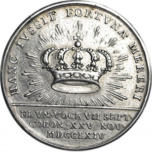 S.A. Poniatowski, Medal koronacyjny 1764, Pingo, srebro