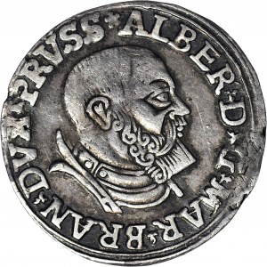 Lenne Prusy Książęce, Albrecht Hohenzollern, Trojak 1535, Królewiec