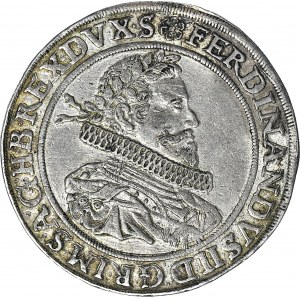 RR-, Śląsk, Ferdynand II, Talar 1632, Wrocław, rzadki (W) pod orłem