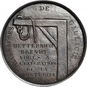 Zabór Austriacki, medal 1846, Rzeź Galicyjska ex Herstal