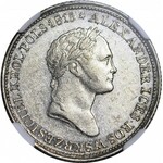 Królestwo Polskie, Aleksander I, Złotówka 1832, DUŻA GŁOWA