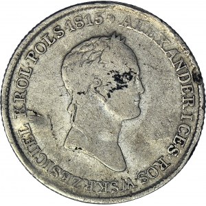 Królestwo Polskie, Aleksander I, Złotówka 1832, mała głowa