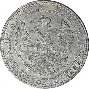Zabór Rosyjski, 5 złotych = 3/4 rubla 1836, MW, piękne