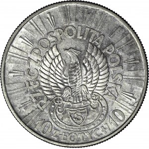 10 złotych 1934, Piłsudski, ORZEŁ STRZELECKI, piękny