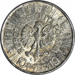 10 złotych 1938, Piłsudski, menniczy