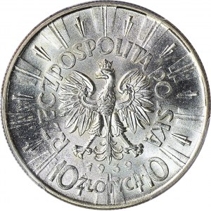 10 złotych 1939, Piłsudski, menniczy