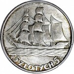 5 złotych 1936 Żaglowiec, menniczy