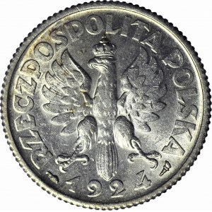 1 złoty 1924 Paryż, Żniwiarka, mennicza