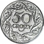 50 groszy 1938 NIKLOWANE, mennicze