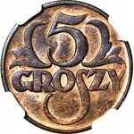 5 groszy 1928, mennicze, kolor RB