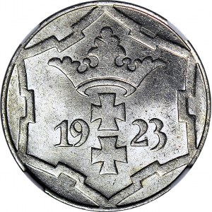 Wolne Miasto Gdańsk, 10 fenigów 1923, mennicze