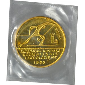 2000 złotych 1980, Olimpiada w Lake Placid, PRÓBA, oryginalna zgrzewka