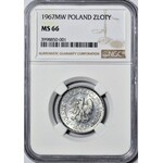 1 złoty 1967, rzadkie, mennicze