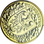 R-, 2 złote 2004, Województwo dolnośląskie, SKRĘTKA 45 st., rzadka