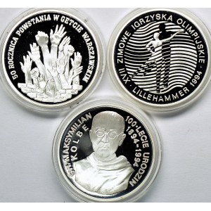 3 szt. 300.000 zł 1993-94, Getto, Kolbe, Lillehammer