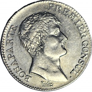 Francja, Napoleon I Premiere Consul, 1 Frank, AN12 D, Lyon