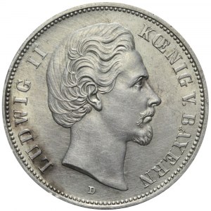Niemcy, Bawaria, 5 marek 1876 D, Ludwik II