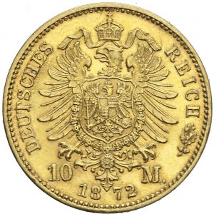 Niemcy, Hesja, 10 marek 1872 D, Ludwig III