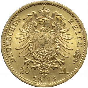 Niemcy, Prusy, 20 marek 1873 C, Wilhelm I