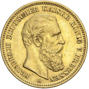 Niemcy, Prusy, 20 marek 1888 A, Fryderyk III