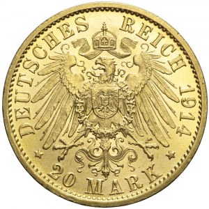 Niemcy, Prusy, 20 marek 1914 A, Wilhelm II
