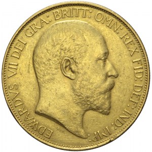 Wielka Brytania, 5 funtów 1902, Edward VII