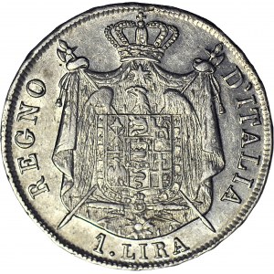 Włochy, Napoleon I 1 Lir 1808 M