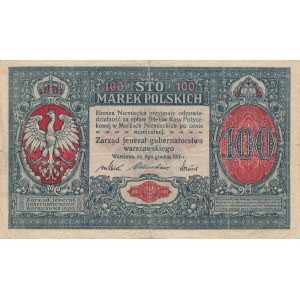100 marek 1916 jenerał, ser. A, 6 cyfr