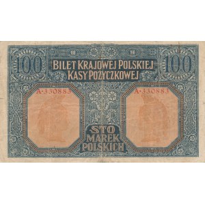 100 marek 1916 jenerał, ser. A, 6 cyfr