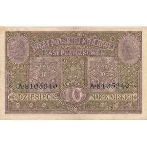 10 marek 1917 Generał, biletów, ser. A 810…