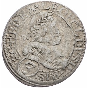 Leopold I., 3 Kreuzer 1665, Vienna