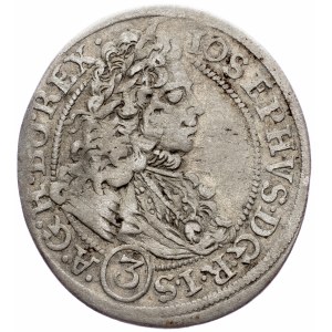 Joseph I., 3 Kreuzer 1710, Breslau