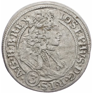 Joseph I., 3 Kreuzer 1710, Brieg