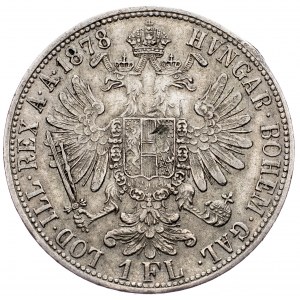 Franz Joseph I., 1 Gulden 1878, Vienna