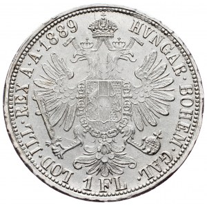 Franz Joseph I., 1 Gulden 1889, Vienna