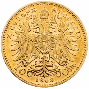 Franz Joseph I., 10 Krone 1909, Vienna