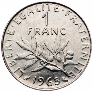 France, 1 Franc 1965, Paris