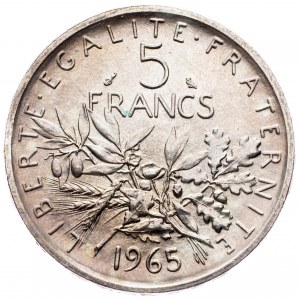 France, 5 Francs 1965, Paris
