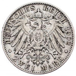 Germany, 2 Mark 1902, F