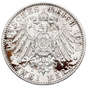 Germany, 2 Mark 1904, D