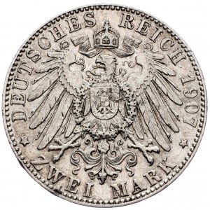 Germany, 2 Mark 1907, D