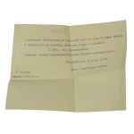 LISIAK Komornik Sądowy z p. JUTROSIN, korespondencja + koperta z nadrukiem