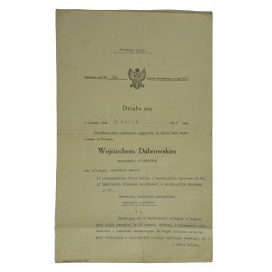 [LESZNO] Gesellschaftsvertrag zwischen dem Industriellen Piotr Hollas und dem Kaufmann Bolesław Kwiatkowski, 11. März 1929.