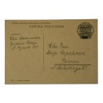 Kartka pocztowa skierowana do Marii Sapiehowej z Poznania, datowana 28.II.35r.