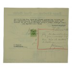 Hugo Chodan vorm. Paul Seler Landmaschinen, Poznań, Korrespondenz auf einem Briefbogen an den Eigentümer des Gutes Jablonna, Postamt Kaczkowo, Kreis Leszno, vom 16.11.1929.