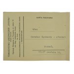 Towarzystwo Ubezpieczeń ORZEŁ Poznań, ul. Jasna 14 - dwie karty pocztowe z korespondencją 13.III i 5.IV.1934r.