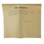 Jozef Chojnacki LESZNO Drugstore and perfumery, warehouse of pharmacy materials - bill + payment order + blank plenipotentiary + envelope